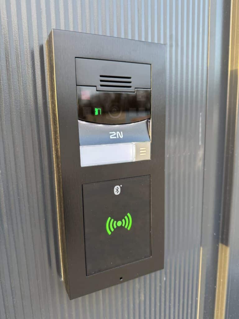 Beveiligingsinstallatie bij een woning